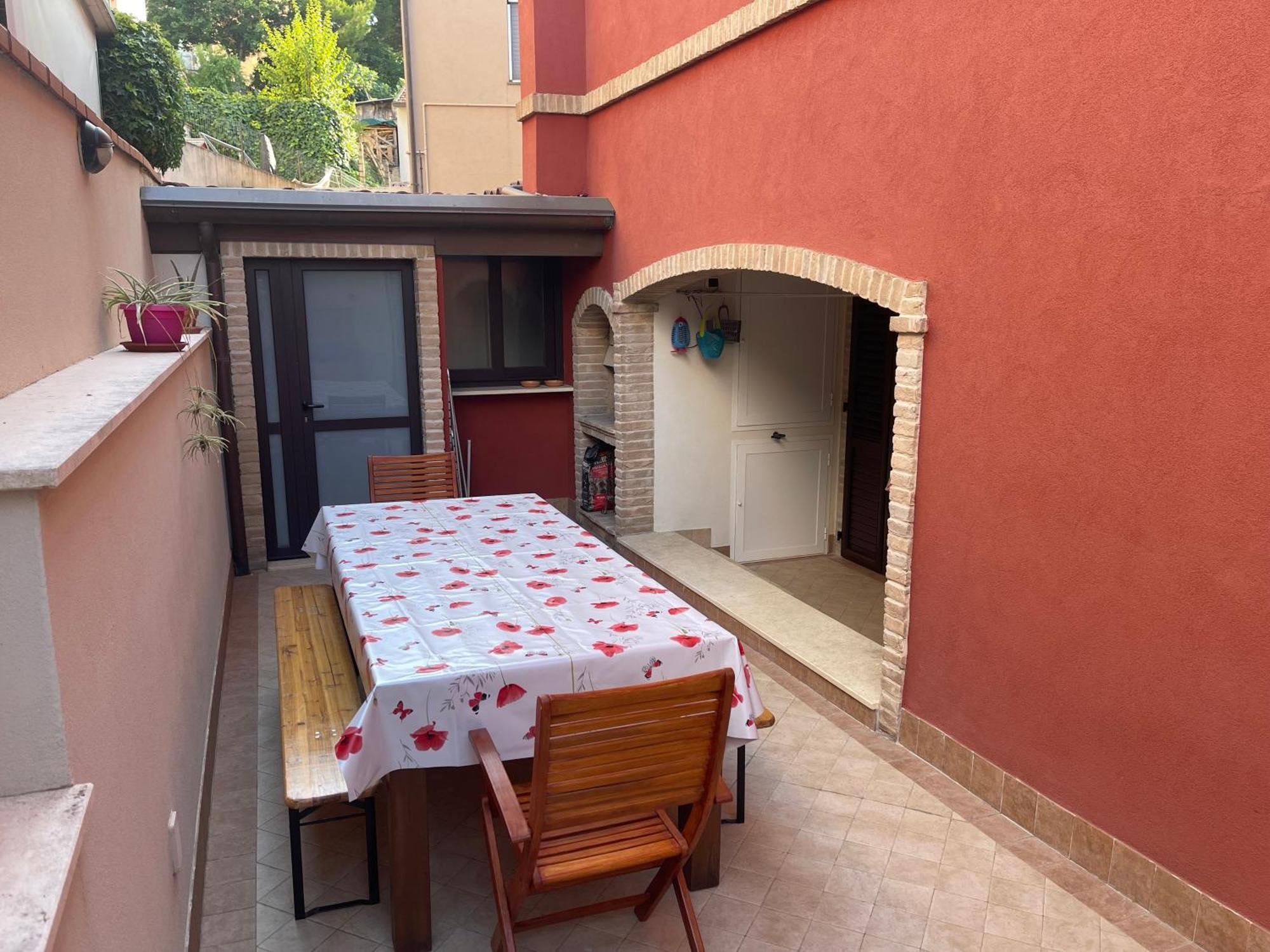 Appartamento Casa Rossa Castelfidardo Esterno foto